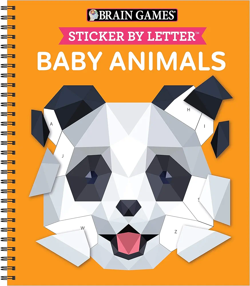 Brain Games - Sticker by Letter: Baby Animals