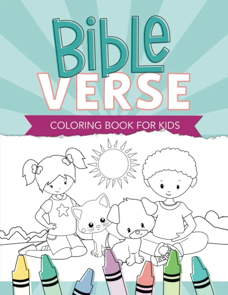 Bible Verse Coloring Book for Kids