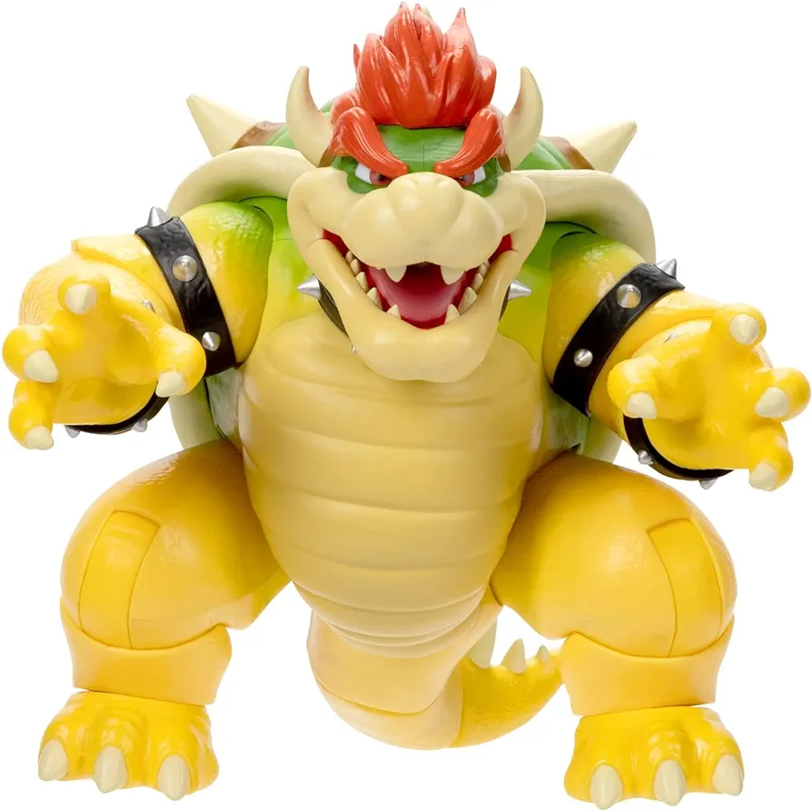 THE SUPER MARIO BROS. MOVIE 7-Inch Feature Bowser Action Figure with Fire Breathing Effects