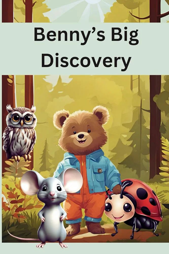 Benny's Big Discovery large print interactive storybook for early readers: educational storybook for ages 1-6 (Adventures in Happy Hollow)