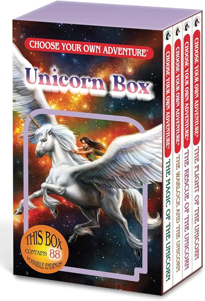 Choose Your Own Adventure 4-Book Boxed Set Unicorn Box (The Magic of the Unicorn, The Warlock and the Unicorn, The Rescue of the Unicorn, The Flight of the Unicorn)