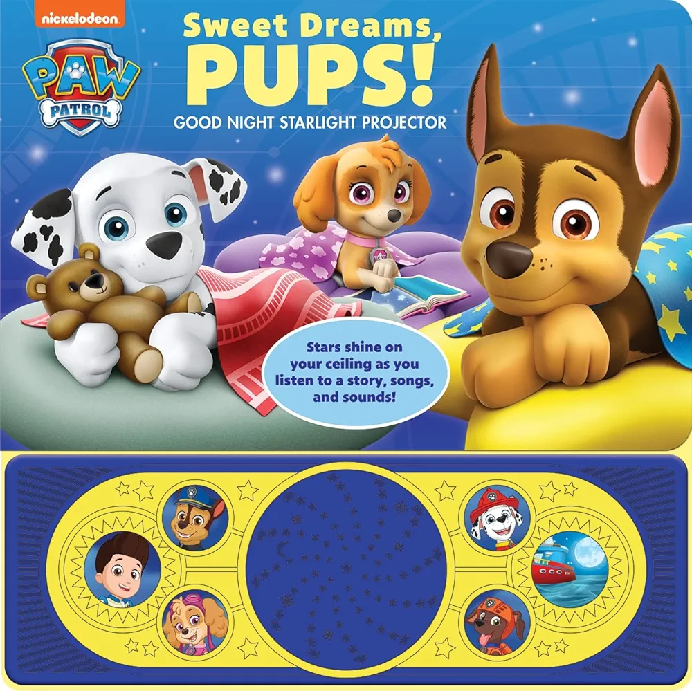 PAW Patrol - Sweet Dreams PUPS! Good Night Starlight Projector - PI Kids (Play-A-Song)