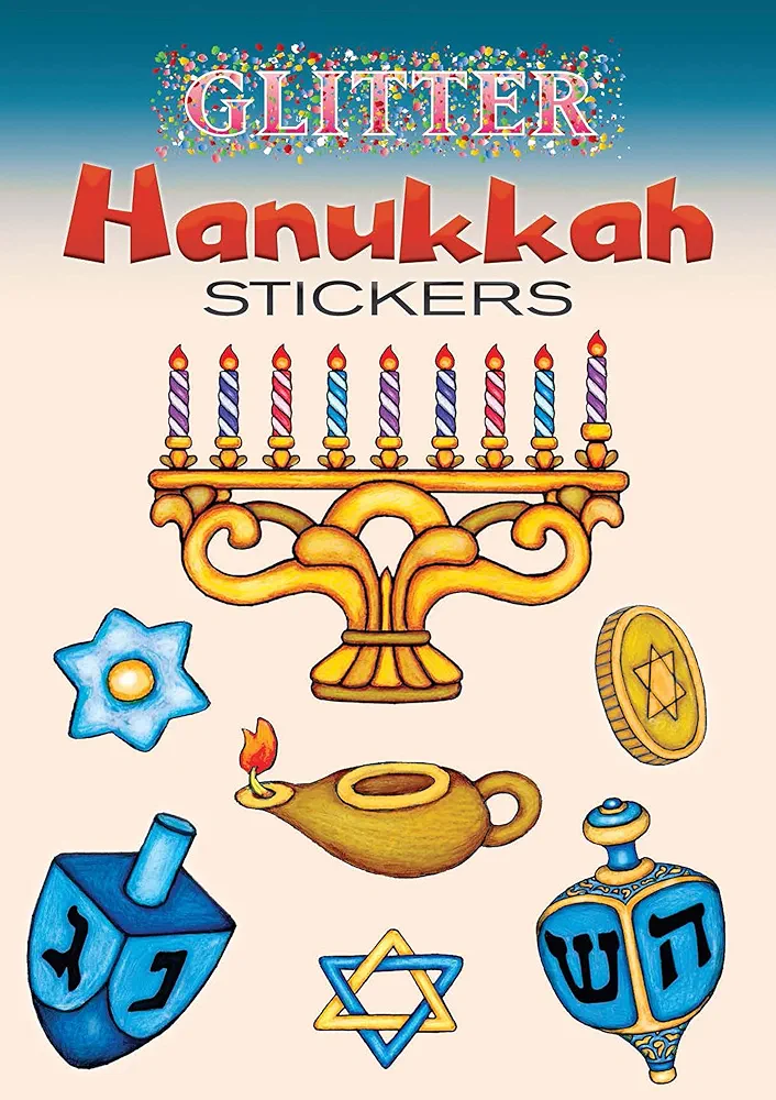 Glitter Hanukkah Stickers (Dover Little Activity Books: Holidays &)