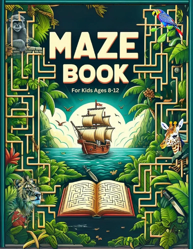 Maze Book for Kids Ages 8-12: The Ultimate Puzzle Adventure | A Fun Activity Book with 100 Mazes for Children Ages 8-12