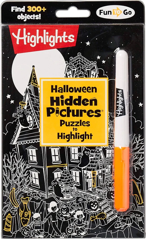 Halloween Hidden Pictures Puzzles to Highlight: Color spooky puzzles! Find 300+ objects! (Highlights™ Hidden Pictures® Puzzles to Highlight Activity Books)