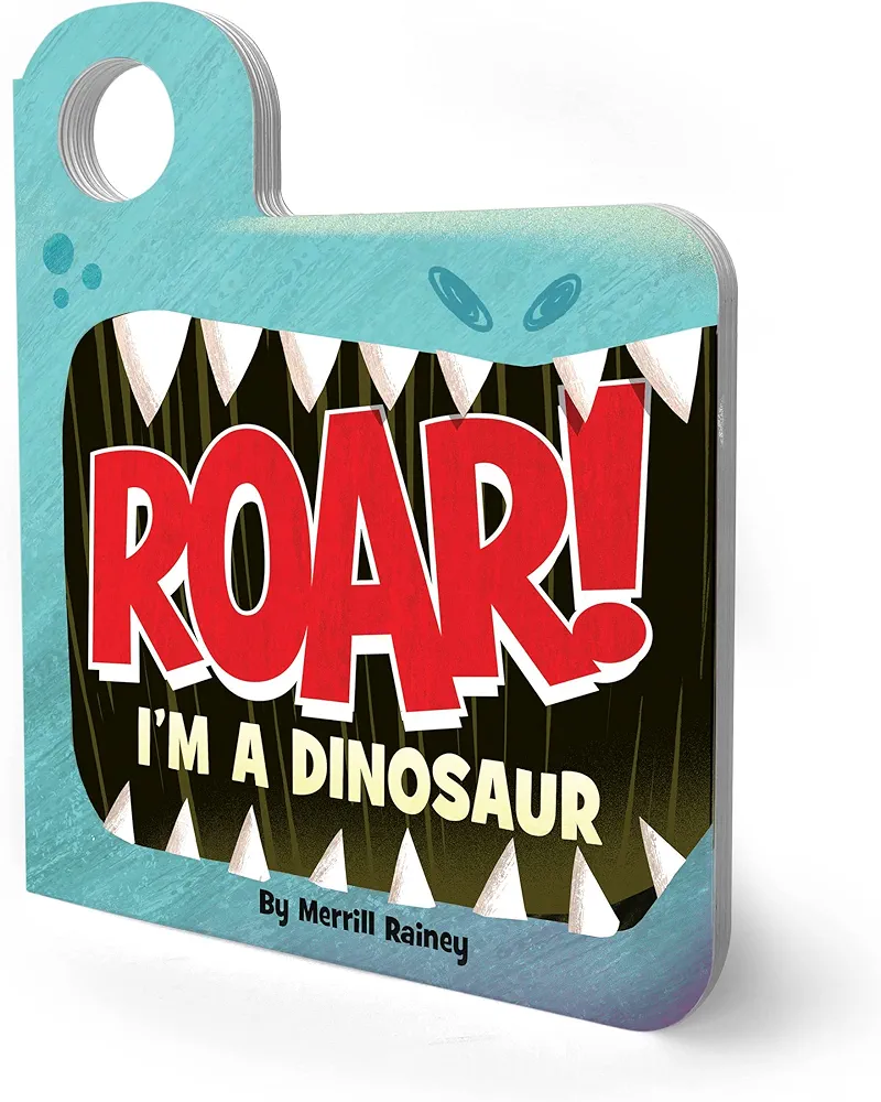 Roar! I’m a Dinosaur: An Interactive Mask Board Book with Eyeholes (Peek-and-Play, 1)