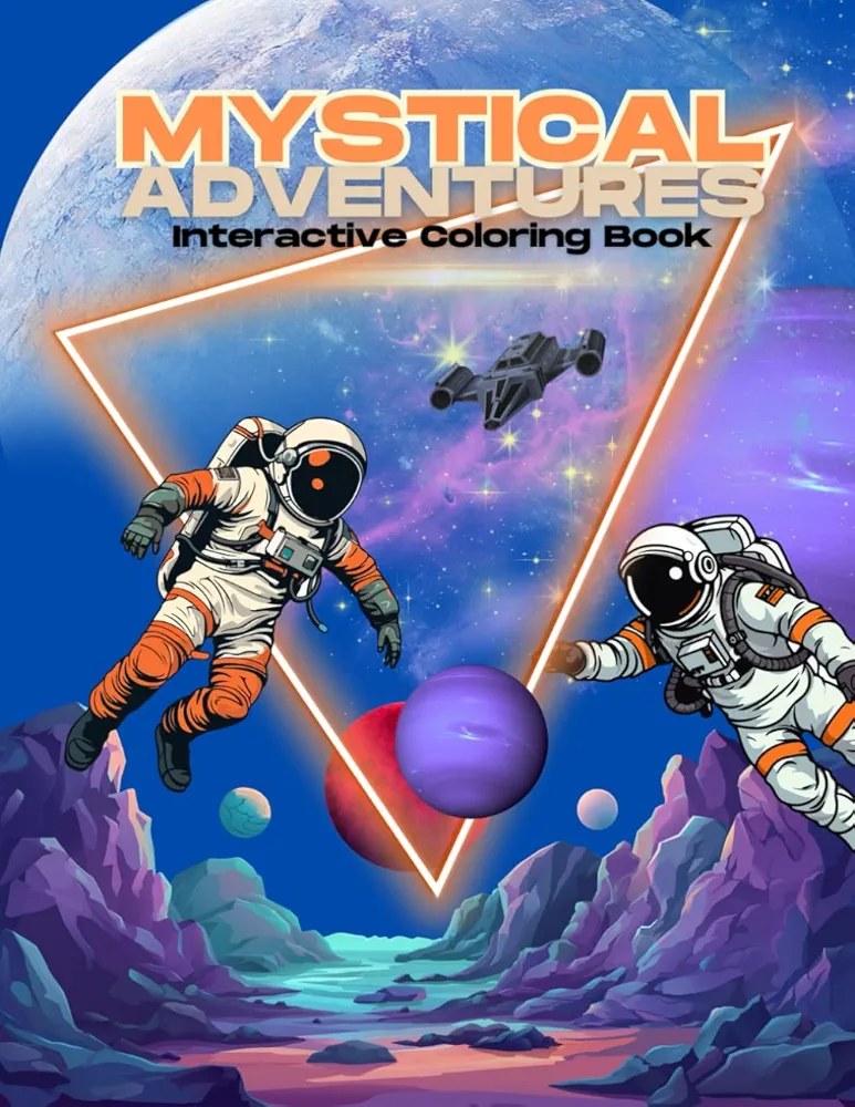 Mystical Adventures Interactive Coloring Book