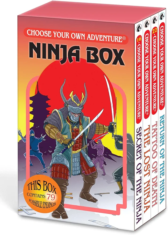 Choose Your Own Adventure 4-Book Boxed Set Ninja Box (Secret of the Ninja, Tattoo of Death, The Lost Ninja, Return Of the Ninja)