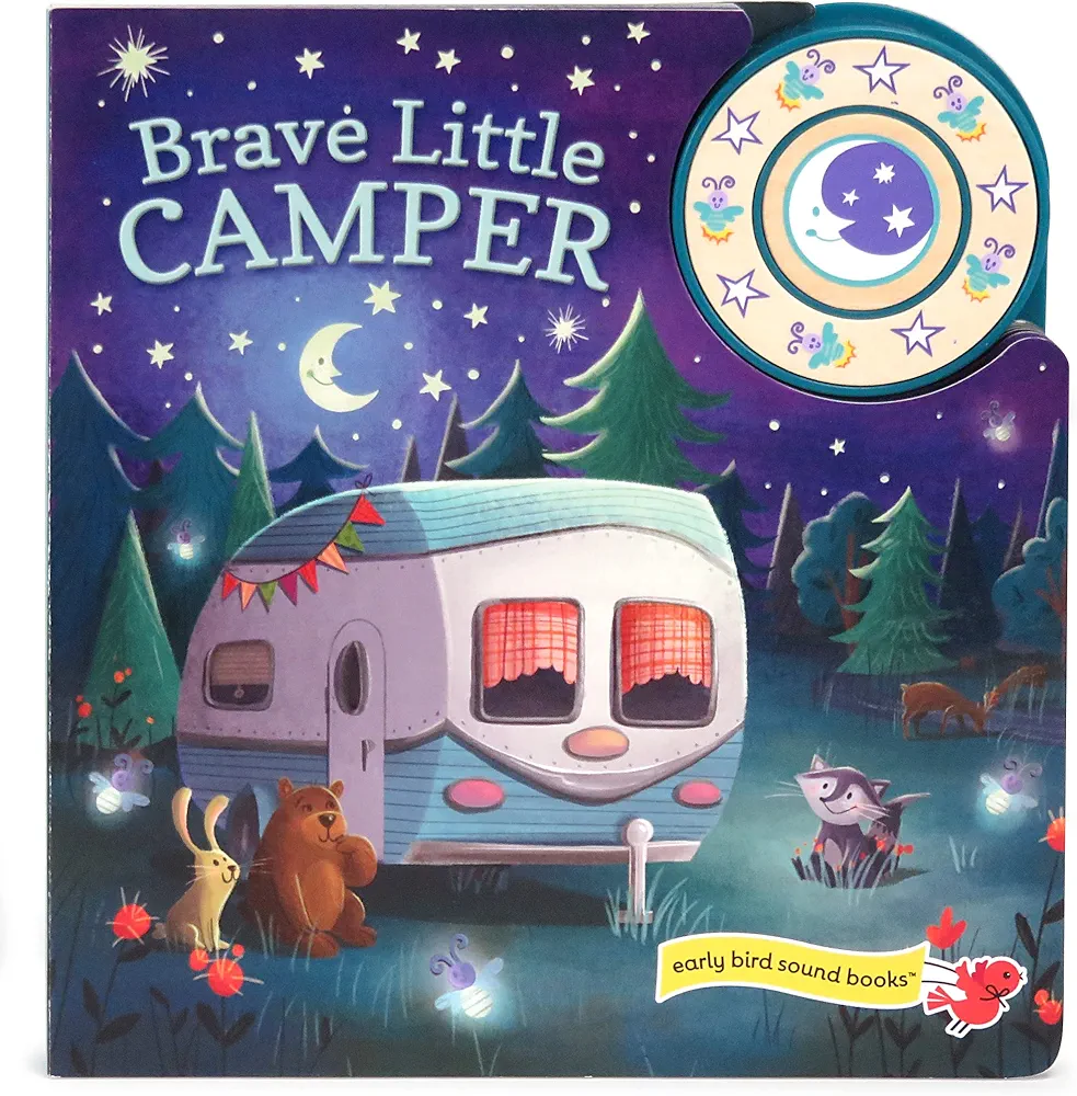 Brave Little Camper Interactive Baby & Toddler Early Bird Sound Book for Little Campers