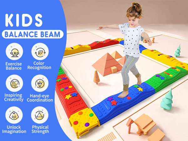 toddler stepping stones balance stepping stones Toddler Balance Beam Balance Beam for Kids 3-5