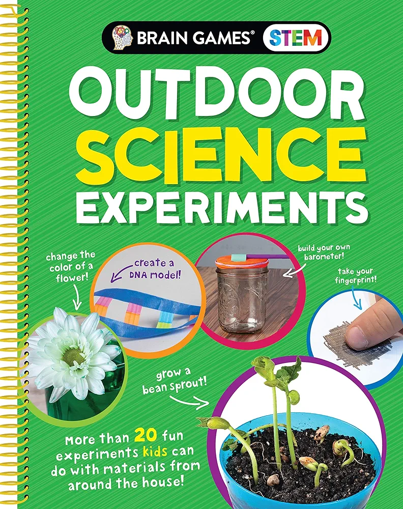 Brain Games STEM - Outdoor Science Experiments (Mom's Choice Awards Gold Award Recipient): More Than 20 Fun Experiments Kids Can Do With Materials From Around the House