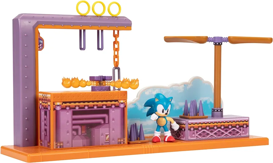 Sonic The Hedgehog Flying Battery Zone Playset with Sonic figure