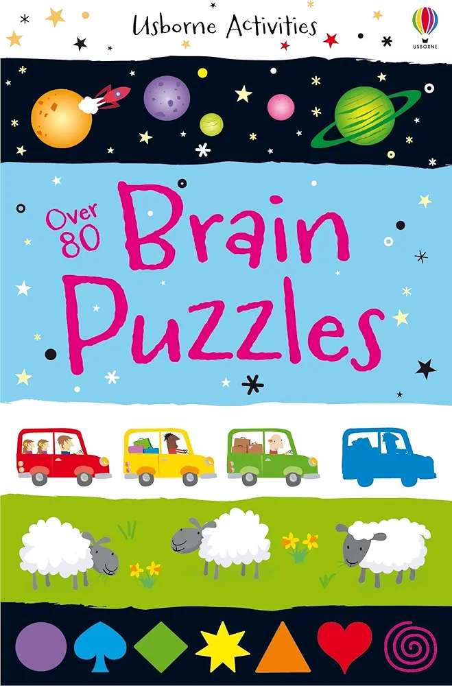 Over 80 Brain Puzzles (Usborne Activities)