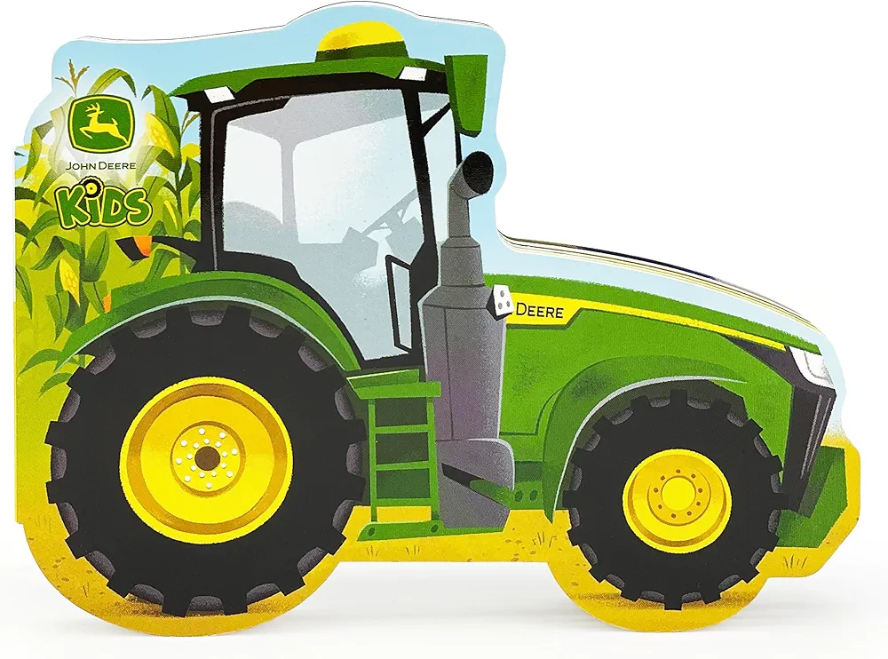 John Deere How Tractors Work - Children's Shaped Board Book for Little Farmers and Tractor Lovers (John Deere Kids)