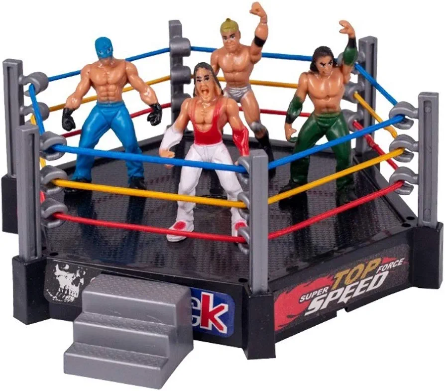 Fighting Toys Wrestling Toys Wrestler Warrior Toys Funny Wrestling Ring Set Kids Toys