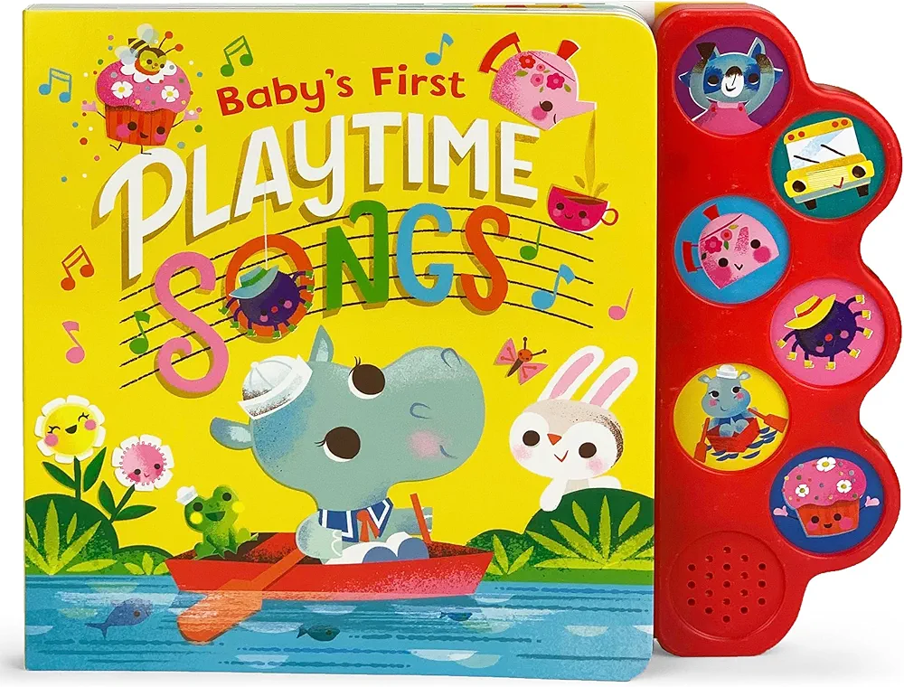 Playtime Songs - Interactive Children's Song Book with 6 Sing-Along Tunes