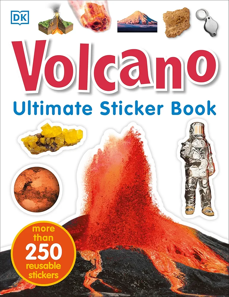 Ultimate Sticker Book: Volcano: More Than 250 Reusable Stickers