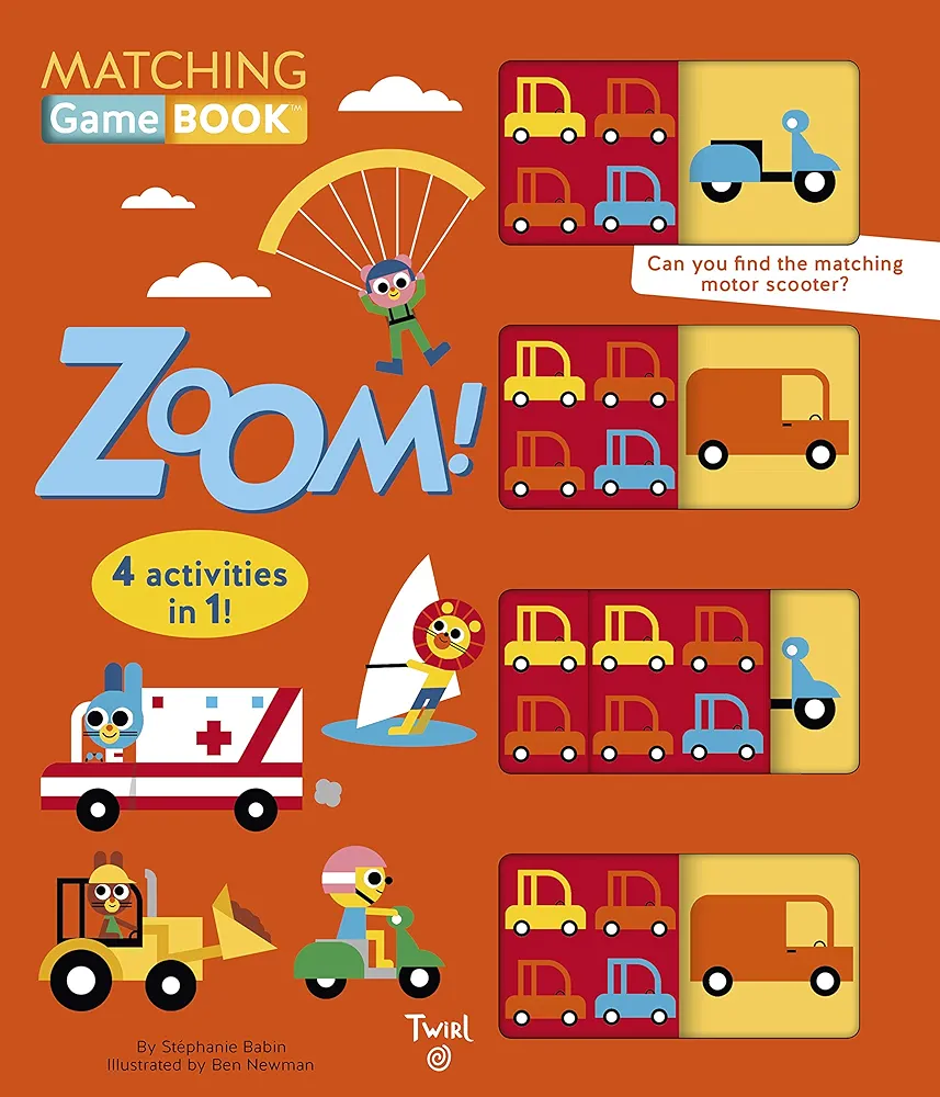 Matching Game Book: Zoom!: 4 Activities in 1! (TW Matching Game Book, 2)