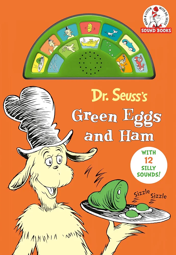 Dr. Seuss's Green Eggs and Ham with 12 Silly Sounds!: An Interactive Read and Listen Book (Dr. Seuss Sound Books)