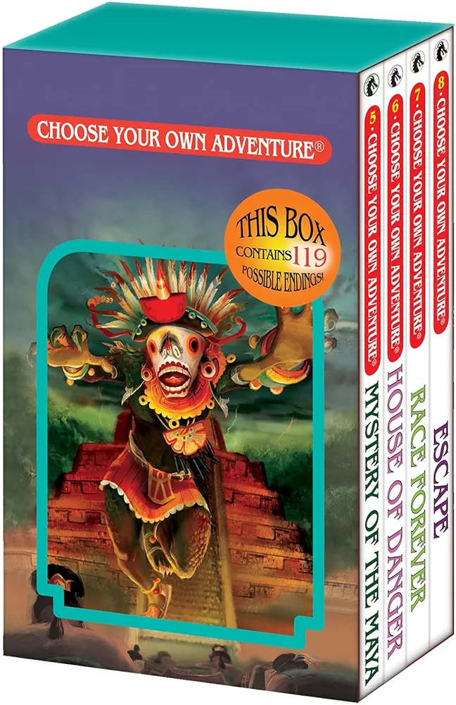 Choose Your Own Adventure 4-Book Boxed Set #2 (Mystery of the Maya, House of Danger, Race Forever, Escape)