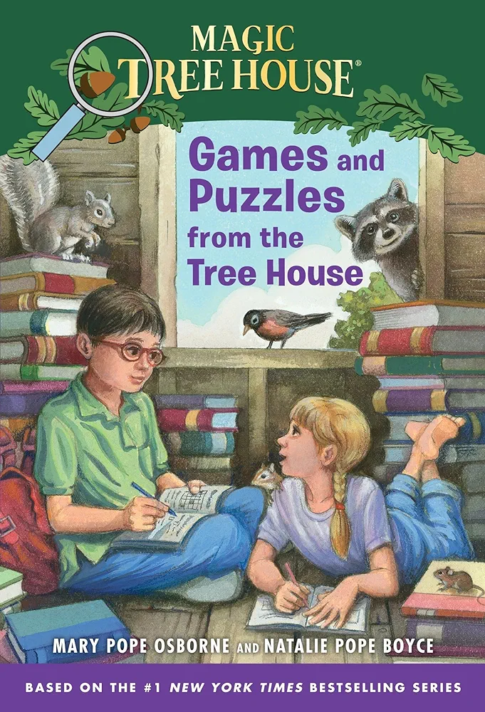 Games and Puzzles from the Tree House: Over 200 Challenges! (Magic Tree House)