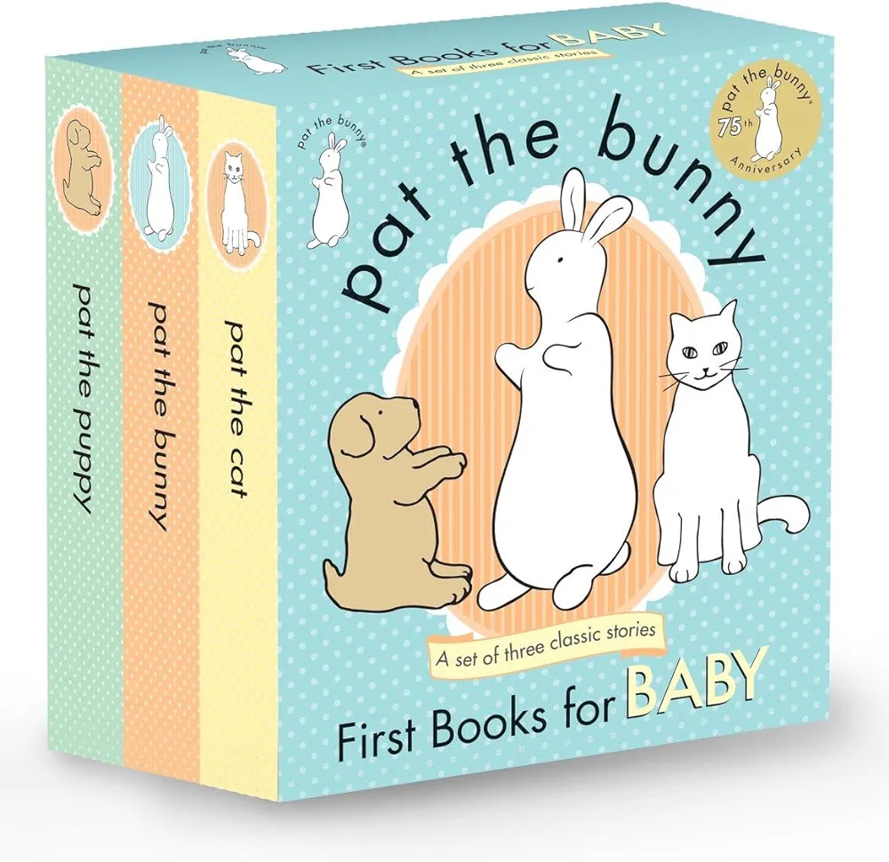 Pat the Bunny: First Books for Baby (Pat the Bunny): Pat the Bunny; Pat the Puppy; Pat the Cat (Touch-and-Feel)