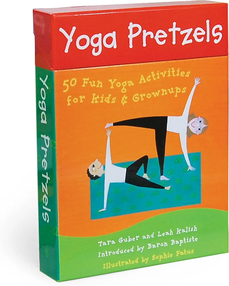 Yoga Pretzels: 50 Fun Yoga Activities for Kids & Grownups (Barefoot Books Activity Decks)