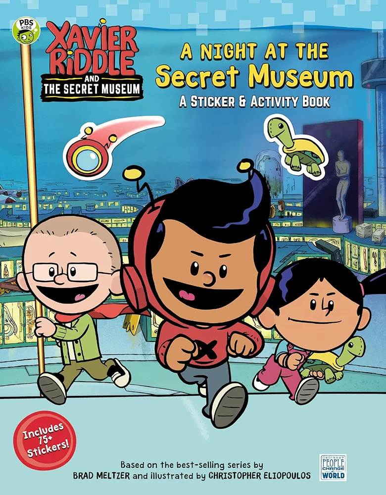 A Night at the Secret Museum: A Sticker & Activity Book (Xavier Riddle and the Secret Museum)