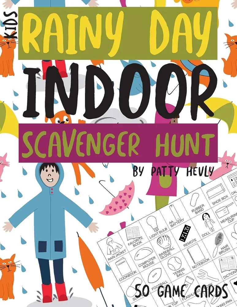 Kids Rainy Day Indoor Scavenger Hunt