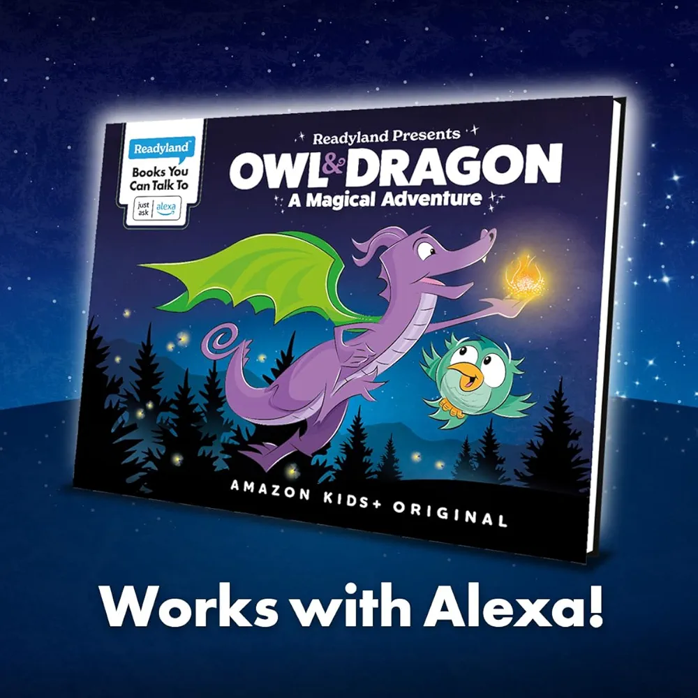 Owl & Dragon, A Magical Adventure (Readyland: an Alexa Interactive Book for Kids) – a Must-Have Accessory for your Echo (Books You Can Talk To)