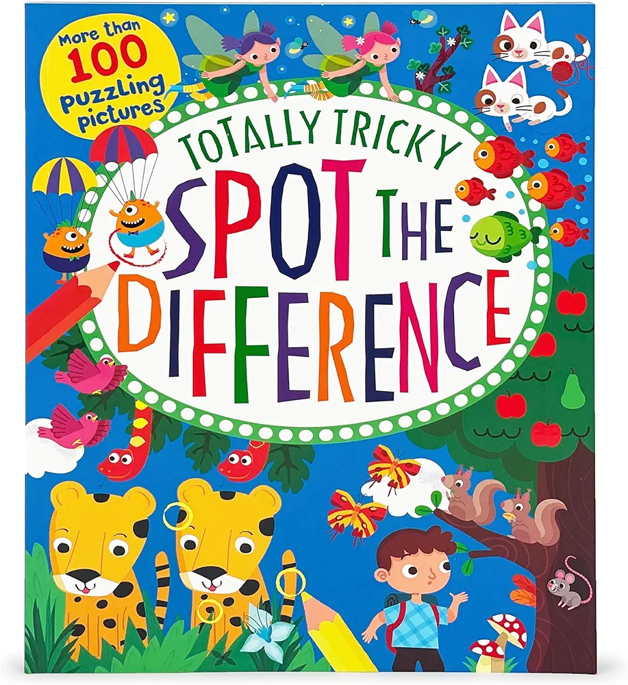 Totally Awesome Spot the Difference - Spot the Difference Puzzles and Other Fun Activities