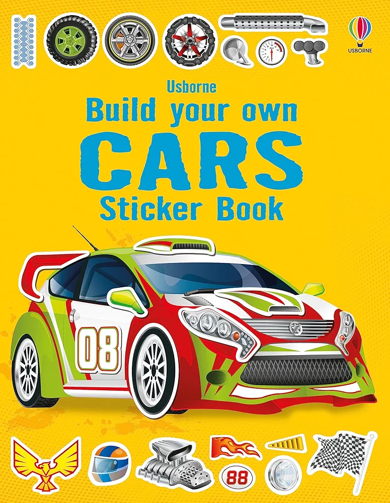 Build your own Cars Sticker book (Build Your Own Sticker Book)