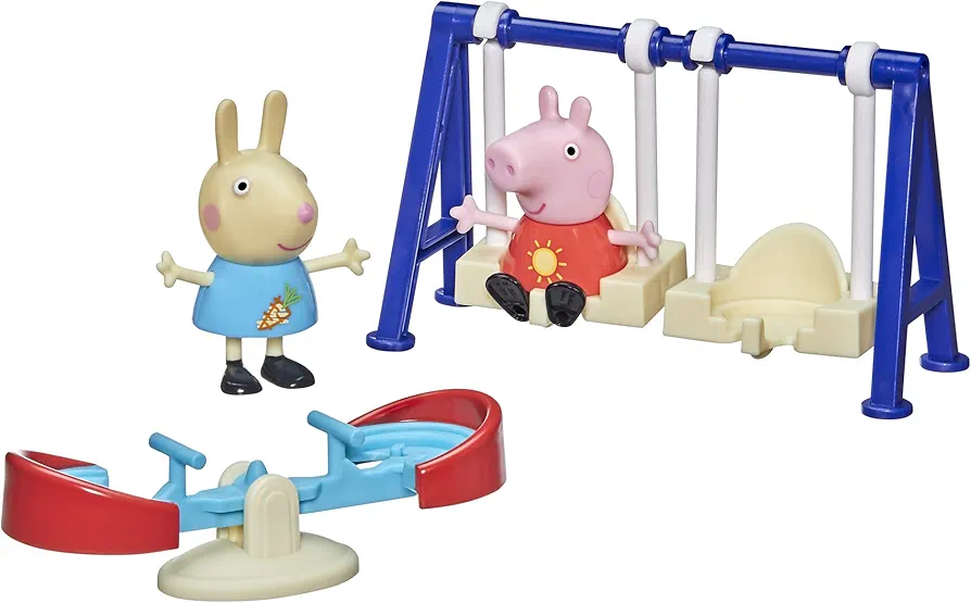 Peppa Pig Peppa's Adventures Peppa's Outside Fun Preschool Toy,with 2 Figures and 3 Accessories, Ages 3 and Up