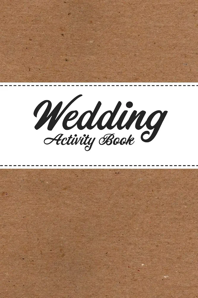 Wedding Activity Book: Childrens Wedding Activities, Games, Puzzles & More