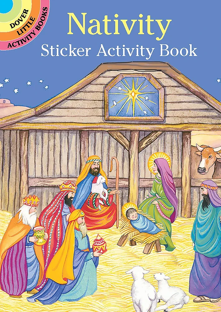 Nativity Sticker Activity Book (Dover Little Activity Books: Christmas)