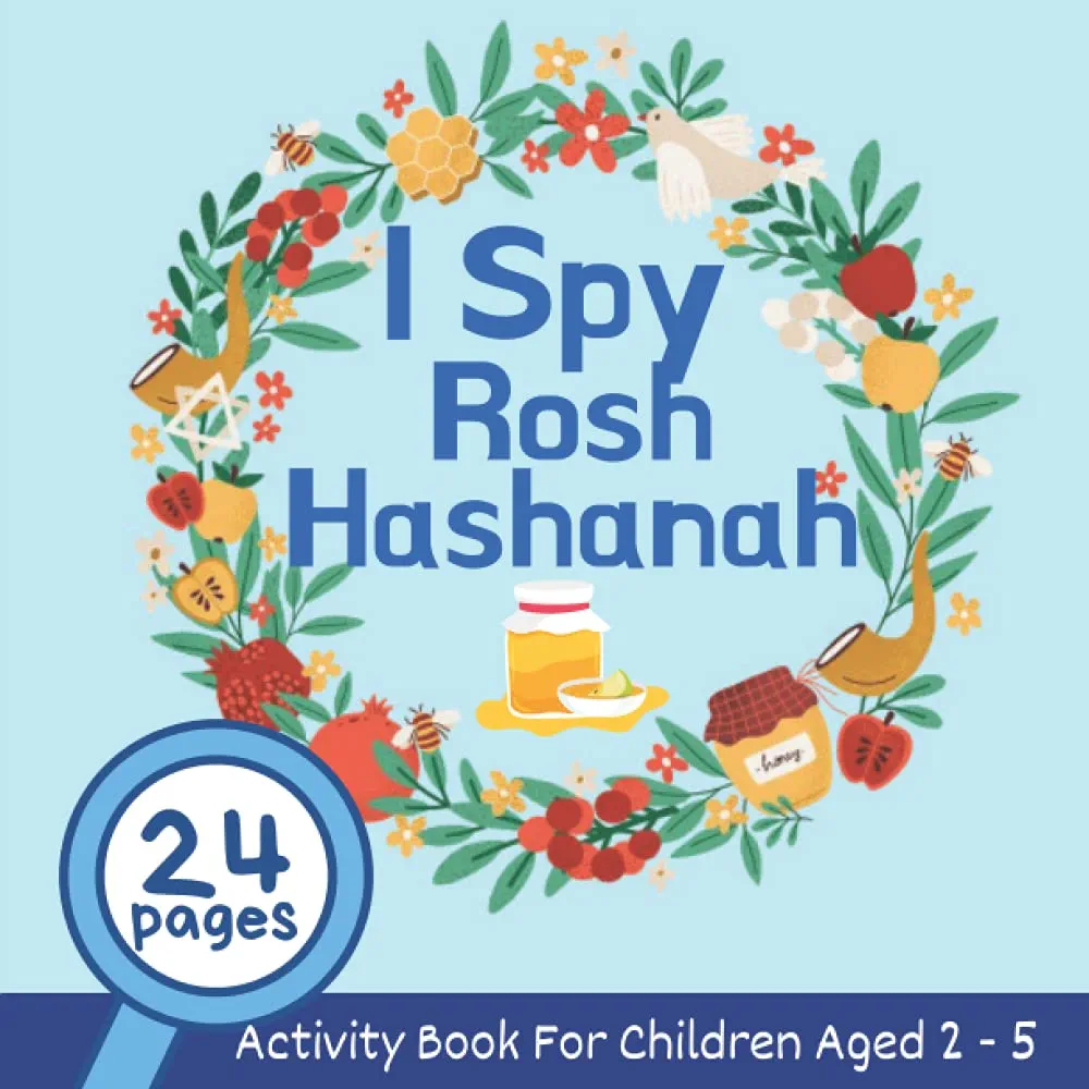 I Spy Rosh Hashanah: Celebrate Jewish New Year with this Activity Book Suitable for Children Aged 2-5