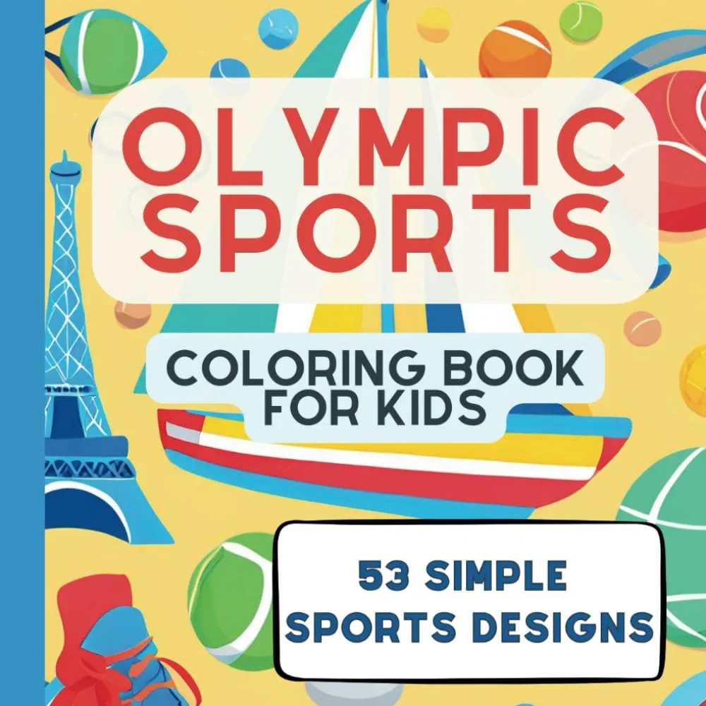 Olympic Sports Coloring Book for Kids: Bold and Easy Large Simple Images Summer Olympic Games