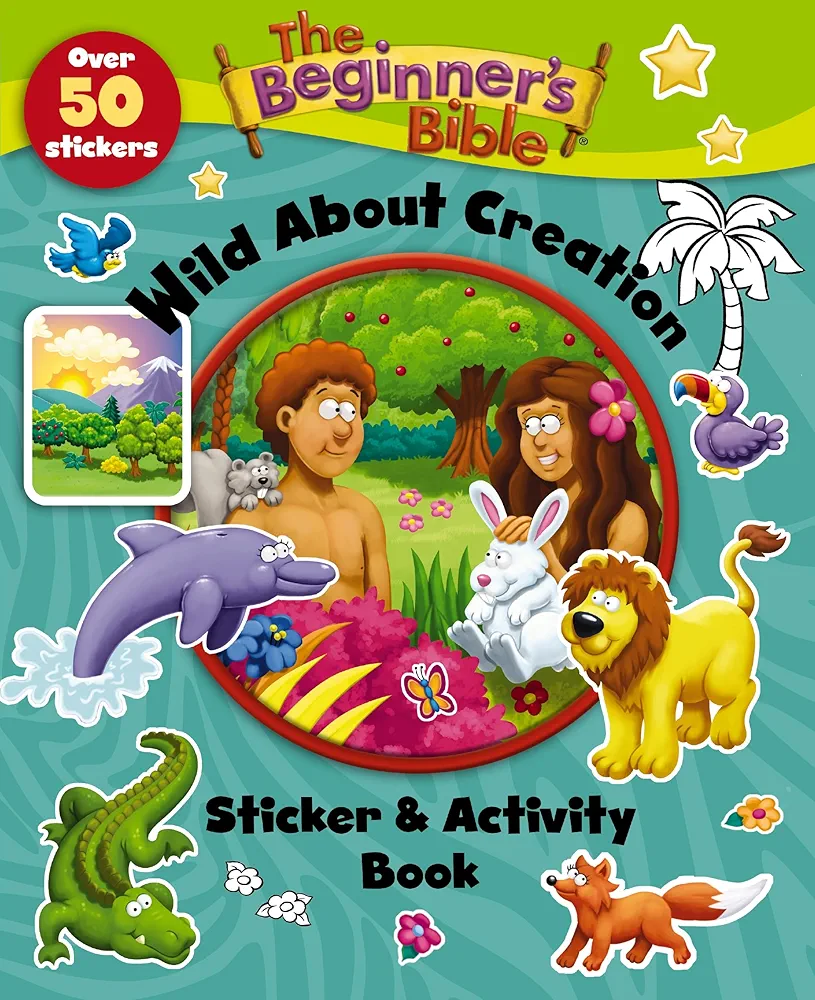 The Beginner's Bible Wild About Creation Sticker and Activity Book