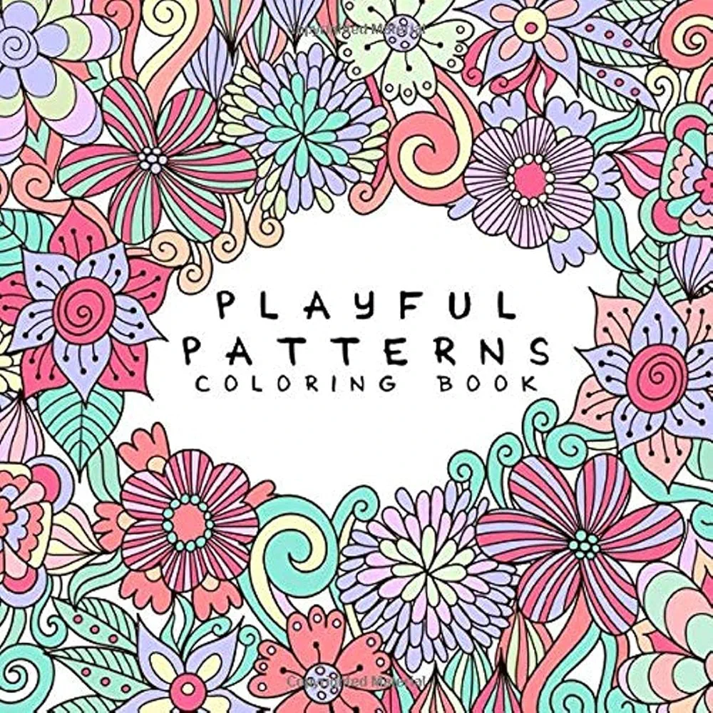 Playful Patterns Coloring Book: For Kids Ages 6-8, 9-12