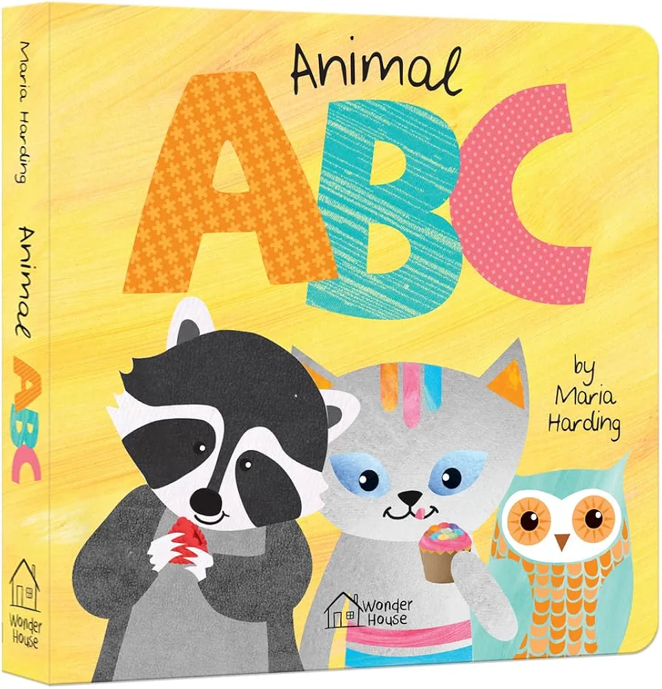 Animal ABC: Playful animals teach A to Z (Padded Board Book)