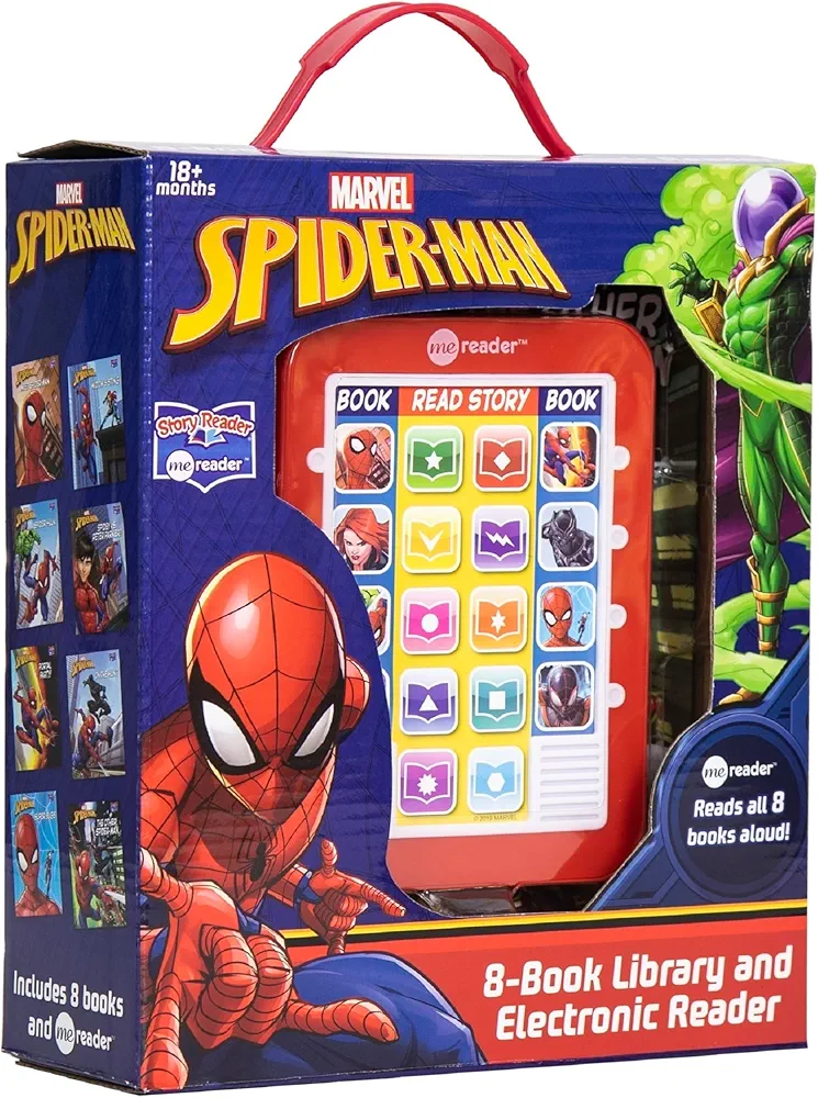 Marvel - Spider-man Me Reader Electronic Reader and 8 Sound Book Library - PI Kids