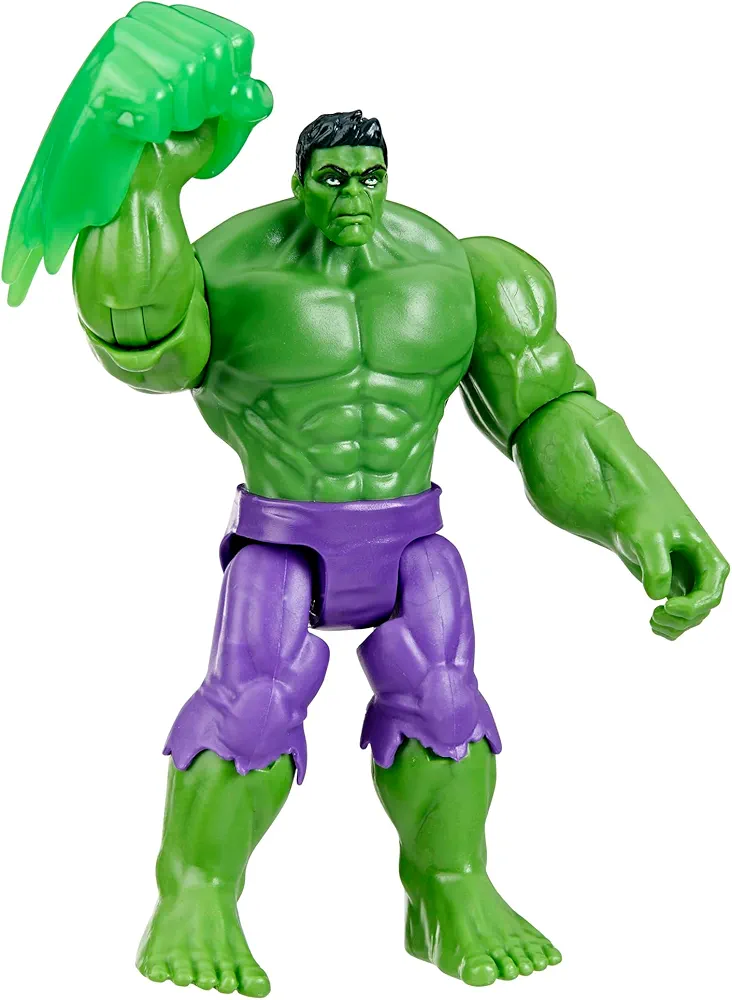 Marvel Epic Hero Series Hulk Deluxe Action Figure, 4-Inch-Scale, Avengers Super Hero Toys for Kids 4 and Up