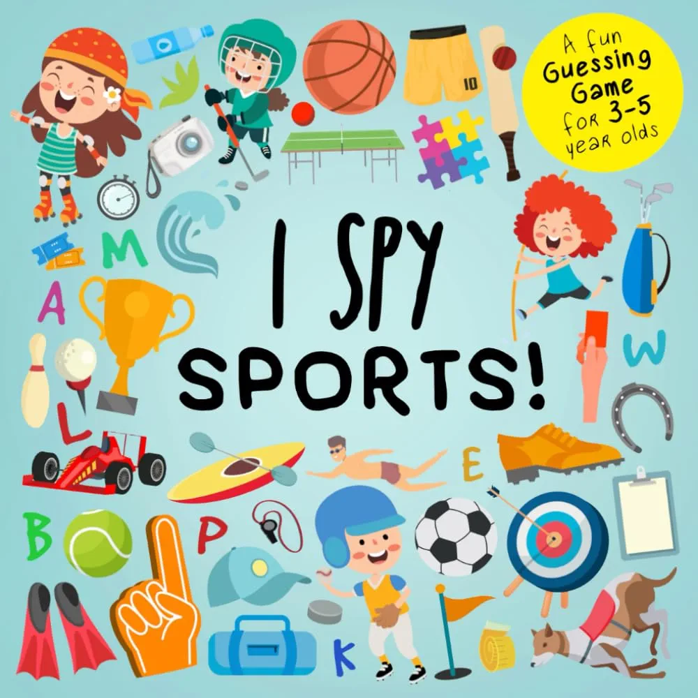 I Spy - Sports!: A Fun Guessing Game for 3-5 Year Olds! (I SPY Book Collection for Kids 2)