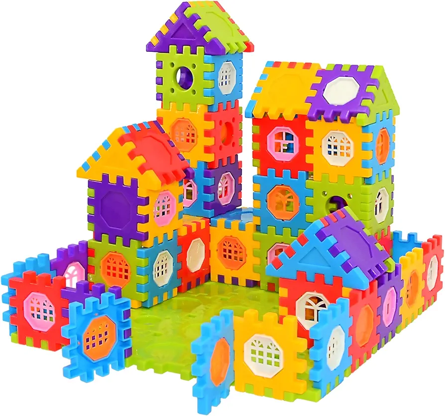 Building Blocks for Toddlers & Kids 180 Pcs Toy Building Sets – STEM Building Toys –Interlocking Building Blocks for Toddlers and Kids