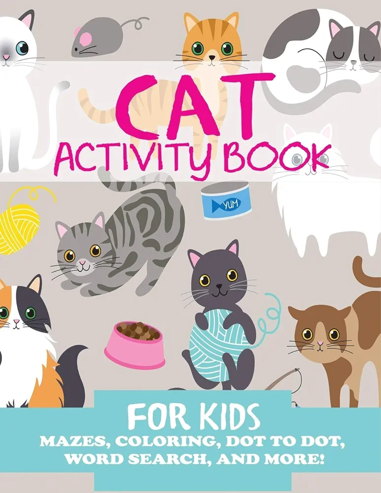 Cat Activity Book for Kids