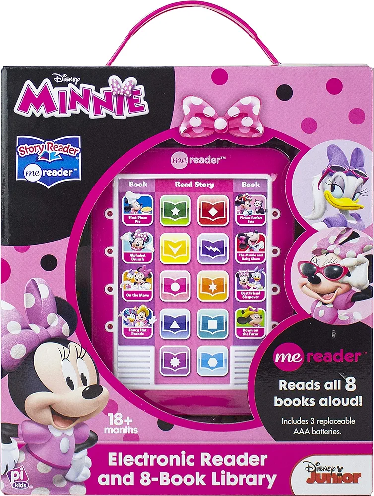 Disney Minnie Mouse - Me Reader Electronic Reader and 8 Sound Book Library - PI Kids