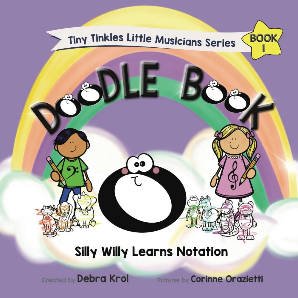 Tiny Tinkles Little Musicians Doodle Book 1 (Tiny Tinkles Little Musicians Series)