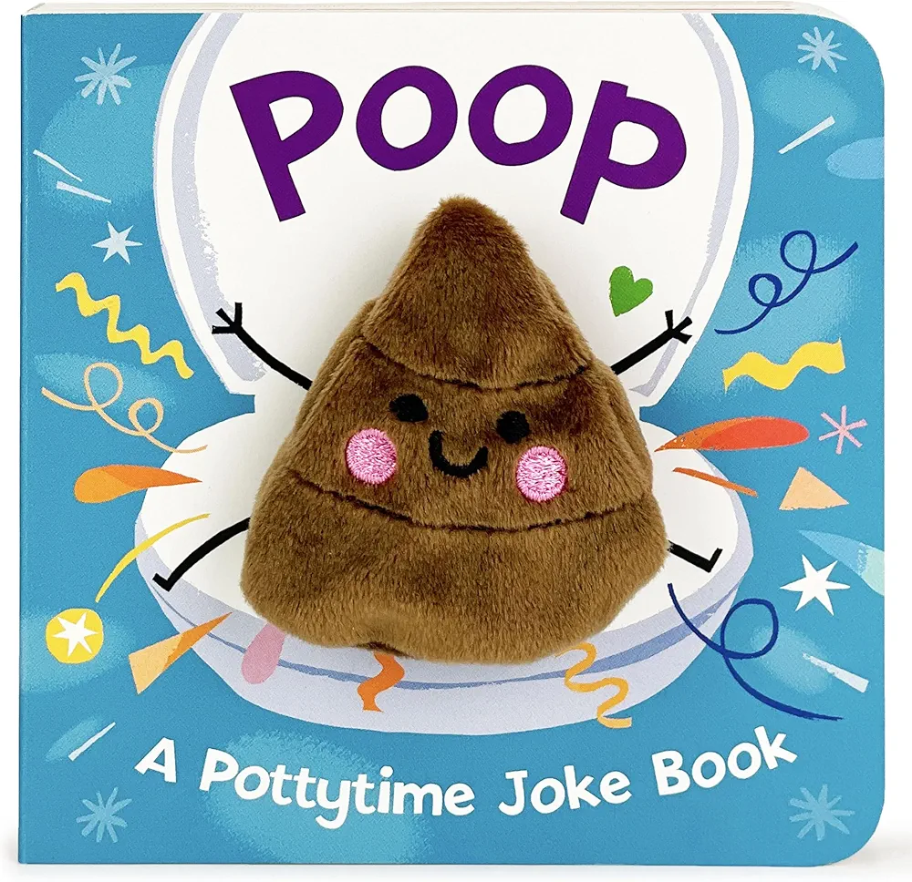 Poop! - Funny Finger Puppet Board Book Encouraging Potty Training, Ages 1-4 (Children's Interactive Finger Puppet Board Book)