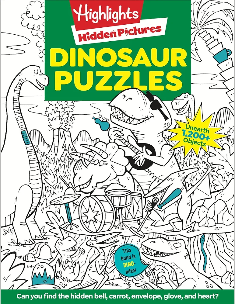 Dinosaur Puzzles (Highlights™ Hidden Pictures®)