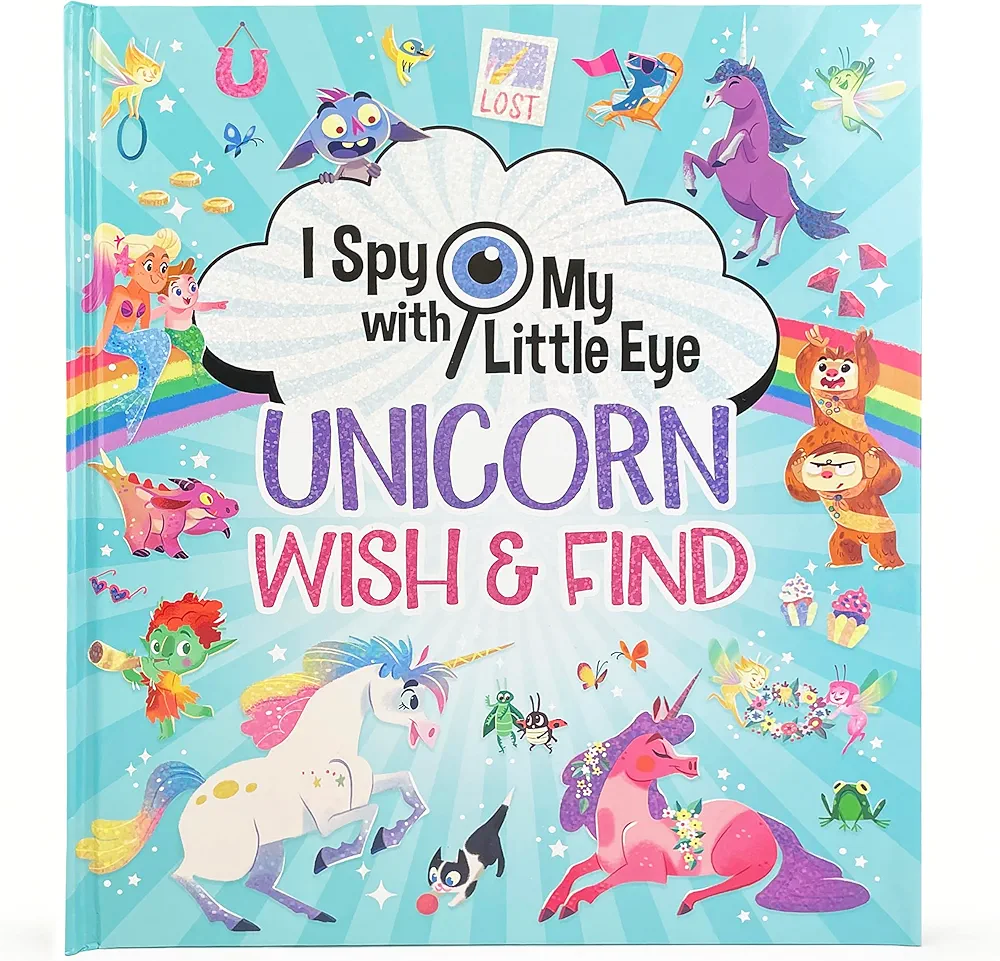 I Spy With My Little Eye Unicorn Wish & Find - Kids Search, Find, and Seek Activity Book, Ages 3, 4, 5, 6+